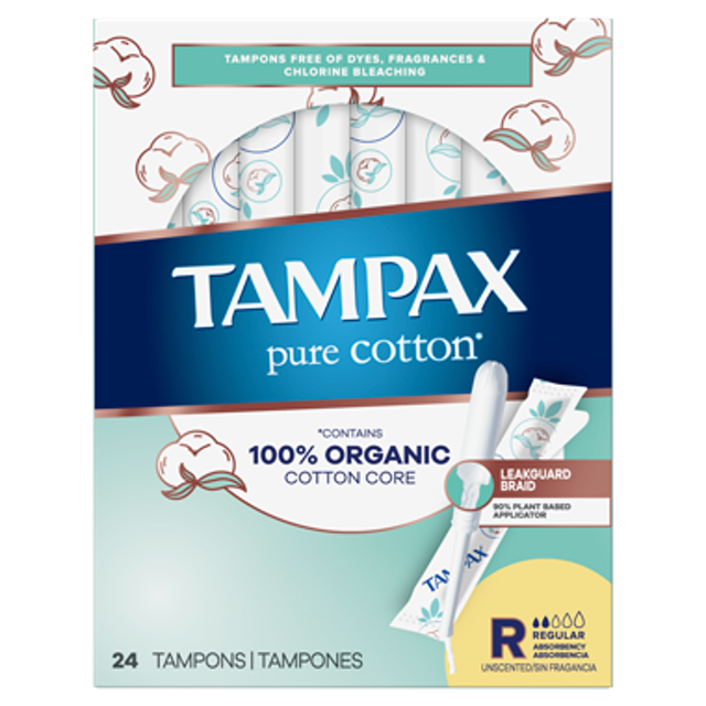 Procter & Gamble Tampax PURE Cotton Regular 1
